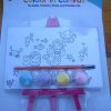 A6 Plastic Easel and Canvas Painting Set - [Mermaid]