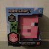 BNIB Paladone Minecraft Pink Pig Light With Sound - Batteries Required