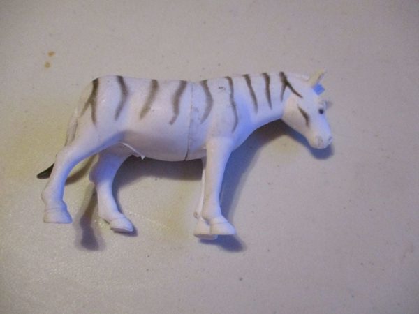 Small Zebra Wildlife Figure Toy - Sturdy Plastic - Image 2