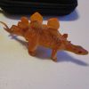 Small Orange Stegosaurus Dinosaur Figure Toy - Sturdy Plastic