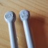 Grey Plastic 6mm x 25cm - Knitting Needles - Unbranded & Loose