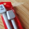 Grey Plastic 6mm x 35cm - Knitting Needles - Essentials