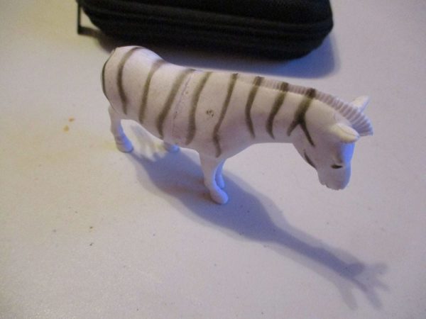 Small Zebra Wildlife Figure Toy - Sturdy Plastic