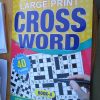A4 Large Print Cross Word Book [Book 4 - Yellow]