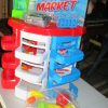 BNIB Tabletop SuperMarket Toy Shop Play Set with fruits vegetables and cartons - Image 4
