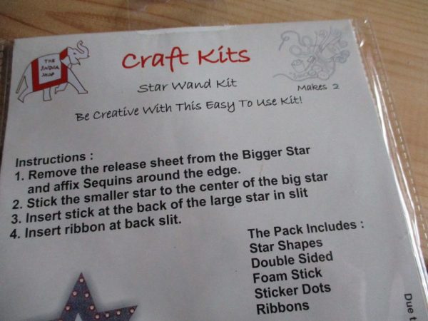 The India Shop Craft Kits - Star Wand Kit - Image 3