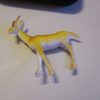 Small Gazelle Wildlife Figure Toy - Sturdy Plastic