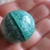 27mm Green Metallic Swirl style Jet Ball Bouncy Toy - Sturdy Rubber - Image 3