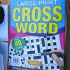 A4 Large Print Cross Word Book [Book 3 - Light Blue] - Image 2