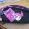 Pink and Black Glittery Pencil Case - Pink Angels