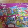 Disney Puzzle: 5 Puzzles by Clementoni - 3 Complete, 2 Incomplete