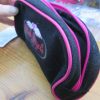 Pink and Black Glittery Pencil Case - Pink Angels - Image 4