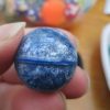 27mm Blue Metallic Swirl style Jet Ball Bouncy Toy - Sturdy Rubber - Image 5