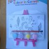 A6 Plastic Easel and Canvas Painting Set - [Unicorn]