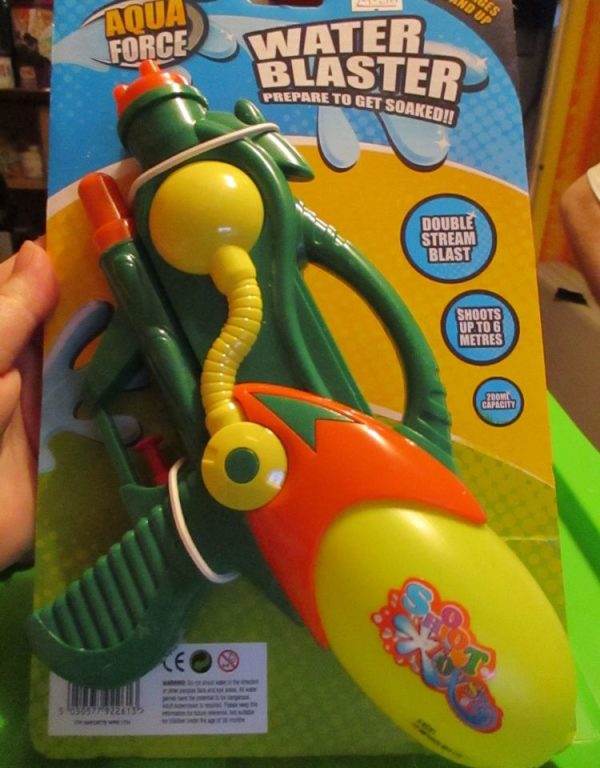 Green Aqua Force Water Gun Blaster