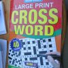 A4 Large Print Cross Word Book [Book 2 - Red]