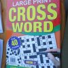 A4 Large Print Cross Word Book [Book 2 - Red] - Image 2
