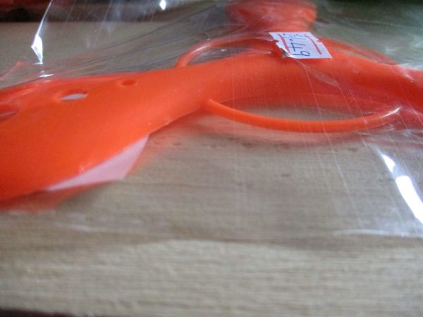 Orange Plastic Tri-Wing Boomerang - Playwrite - Image 3
