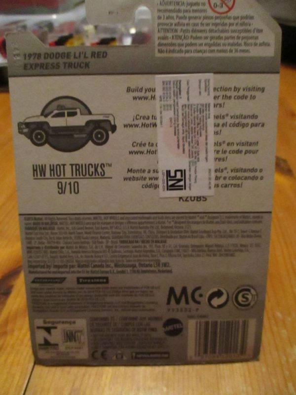 1978 Dodge Li'l Red Express Truck - Hot Wheels - HW Hot Trucks - Image 7