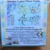 Handmade Sealife Creatures Wooden Picture Puzzle - 6 Images - 4pc - Image 2