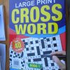 A4 Large Print Cross Word Book [Book 1 - Dark Blue] - Image 2