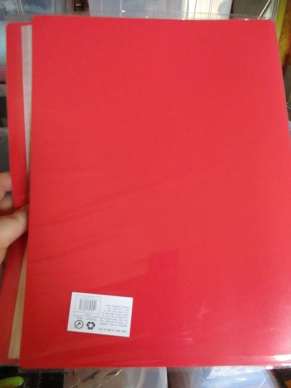 Red 40 Pocket - Flexible A4 Pouch File Folder - Image 2