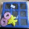 Blue Slim Frame 12.2cm Tic Tac Toe 3 In a Line Noughts and Crosses Toy - Henbrandt