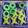 Purple YG Frame 12.2cm Tic Tac Toe 3 In a Line Noughts and Crosses Toy - Sturdy EVA Foam - Image 2