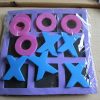 Purple BP Frame 12.2cm Tic Tac Toe 3 In a Line Noughts and Crosses Toy - Sturdy EVA Foam