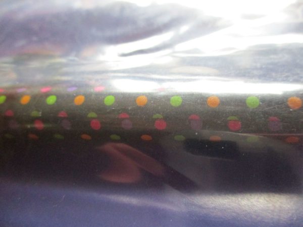 Dark Blue Notebook Black Multicoloured Spots Neck Pen Set - Image 3