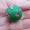 27mm Green Chunk style Jet Ball Bouncy Toy - Sturdy Rubber - Image 2