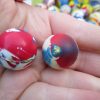 27mm Red Blue White tiny bit of Yellow style Jet Ball Bouncy Toy - Sturdy Rubber - Image 3