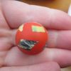 27mm Sunburnt Orange Chunk style Jet Ball Bouncy Toy - Sturdy Rubber - Image 3