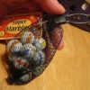 White Small 12 Pk Glass Marbles