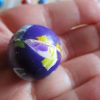 27mm Purple Chunk style Jet Ball Bouncy Toy - Sturdy Rubber - Image 4