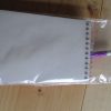 Red Notebook Purple Holographic Pencil Stacker Crayon 4-click Pen and Eraser Set - Image 2