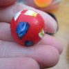 27mm Red Chunk style Jet Ball Bouncy Toy - Sturdy Rubber - Image 2
