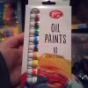 Hue 10pc 12ml Oil Paint Tubes Set