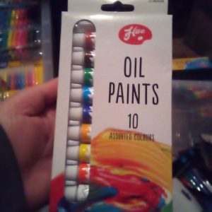 Hue 10pc 12ml Oil Paint Tubes Set