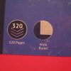 Pink 320pg Hardback A5 Lined Wide Ruled Notebook - Image 7
