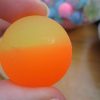 32mm Yellow and Orange Cloudy Dual style Jet Ball Bouncy Toy - Sturdy Rubber - Image 7