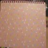 Pink Sprinkles Design 50pg Cardback Spiral Lined Notebook
