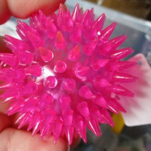 Pink Light Up Spikey Ball Toy - Hoot