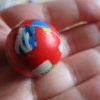27mm Red Chunk style Jet Ball Bouncy Toy - Sturdy Rubber - Image 4