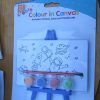 A6 Plastic Easel and Canvas Painting Set - [Spaceman]