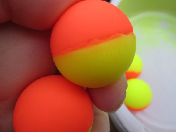 32mm Yellow and Orange Dual style Jet Ball Bouncy Toy - Sturdy Rubber - Image 5