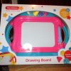 Pink Magnetic Giant Doodler Sketch Drawing Board - Includes 4 Stamps - Squibbies