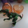 Allosaurus Dinosaur Construction Toy in "Cracked Egg" Case