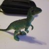 Small Green Raptor Dinosaur Figure Toy - Sturdy Plastic