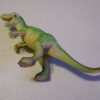 Small Green Allosaurus Dinosaur Figure Toy - Sturdy Plastic - Image 3